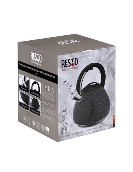 Ceainic RESTO  90604, 2,7L, Negru