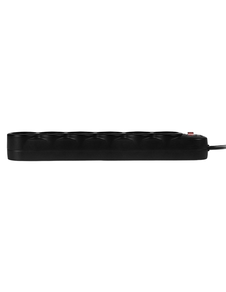 Сетевой фильтр SVEN SF-06E, 6 Розеток, 5м, Чёрный