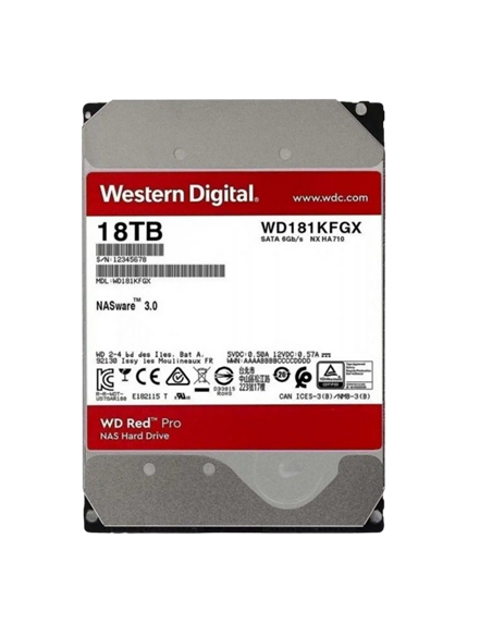 Unitate HDD Western Digital WD Red Pro, 3.5", 18 TB WD181KFGX