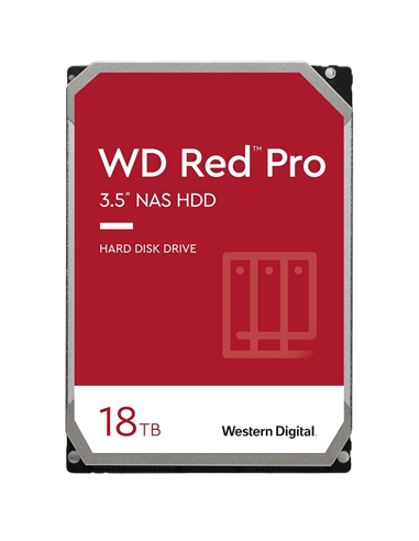 Жесткий диск Western Digital WD Red Pro, 3.5", 18 ТБ <WD181KFGX>