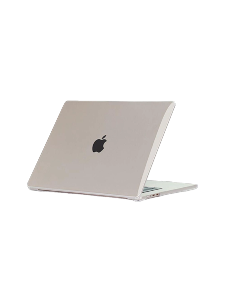 Husă pentru laptop Tech Protect Smartshell Macbook Air 15 (2023), 15", Policarbonat, plastic, Crystal Clear