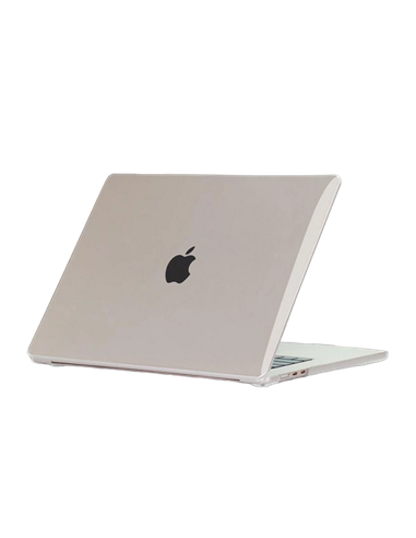 Husă pentru laptop Tech Protect Smartshell Macbook Air 15 (2023), 15", Policarbonat, plastic, Crystal Clear