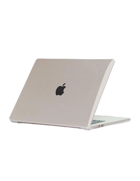 Husă pentru laptop Tech Protect Smartshell Macbook Air 15 (2023), 15", Policarbonat, plastic, Crystal Clear