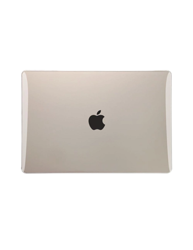Husă pentru laptop Tech Protect Smartshell Macbook Air 15 (2023), 15", Policarbonat, plastic, Crystal Clear