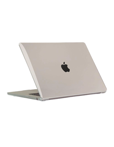 Husă pentru laptop Tech Protect Smartshell Macbook Air 15 (2023), 15", Policarbonat, plastic, Crystal Clear