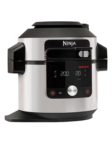 Aparat de gătit multifuncțional sub presiune Ninja OL650EU, Oțel Inoxidabil | Negru