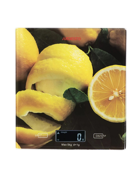 Электронные кухонные весы  Ardesto SCK-893, Lemon
