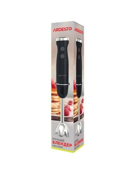 Погружной блендер Ardesto HBG-600B, Чёрный