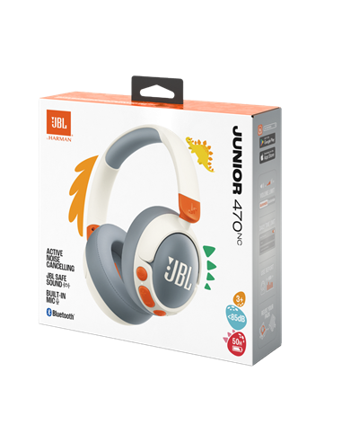 Наушники JBL JR470NC, Белый | Серый