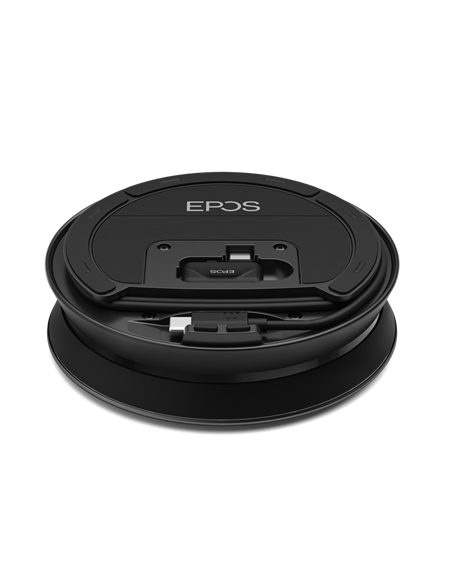 Microfon portabil pentru înregistrare vocală EPOS EXPAND SP 40+, Fără fir/Cu fir, Negru