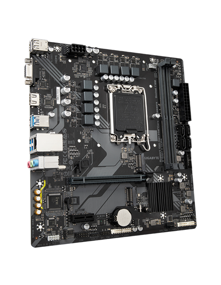 Материнская плата Gigabyte B760M H DDR4, LGA1700, Intel B760, Micro-ATX