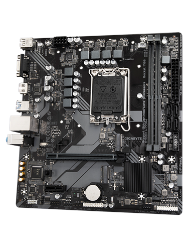 Материнская плата Gigabyte B760M H DDR4, LGA1700, Intel B760, Micro-ATX