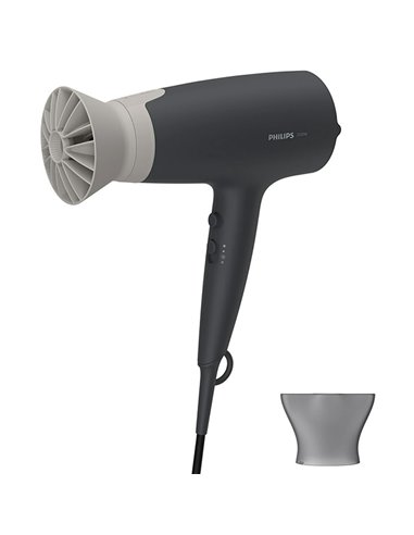 Uscător de păr Philips BHD351/10, 2100 W, Negru | Gri