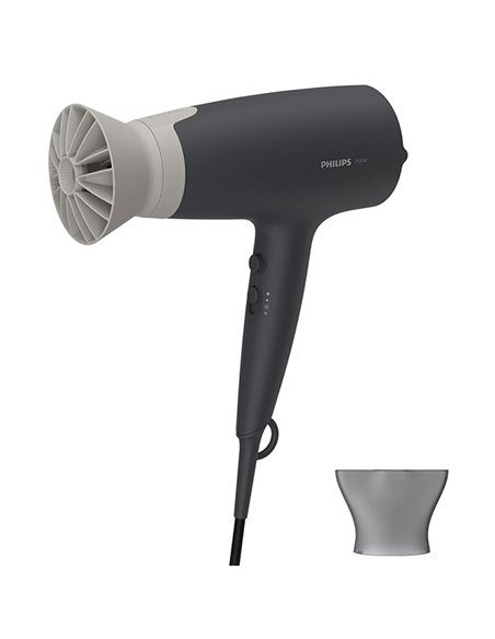 Uscător de păr Philips BHD351/10, 2100 W, Negru | Gri