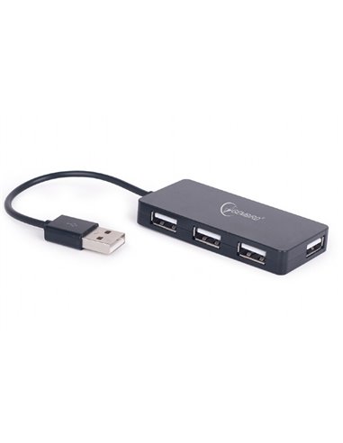 USB-концентратор Gembird UHB-U2P4-04, Чёрный