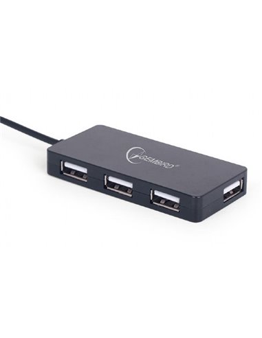 USB-концентратор Gembird UHB-U2P4-04, Чёрный