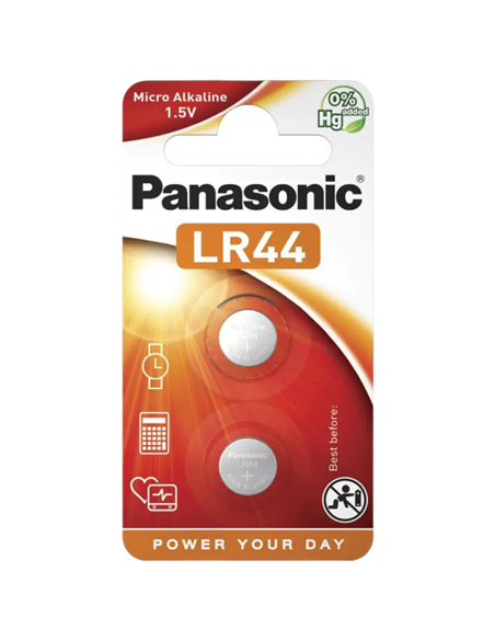 Baterii rotunde Panasonic LR-44EL/6B, LR44, 6 buc.