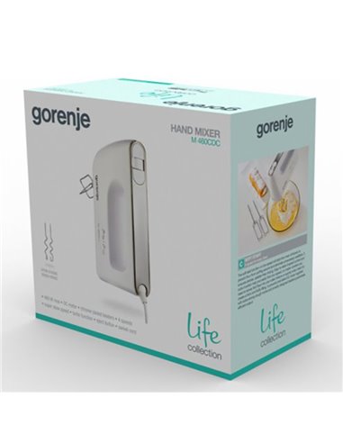 Миксер ручной Gorenje M 460 CDC, White