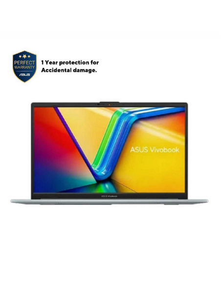 Laptop 15,6" ASUS Vivobook Go 15 E1504FA, Green Grey, AMD Ryzen 5 7520U, 16GB/512GB, Fără SO