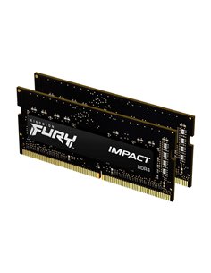 Оперативная память Kingston FURY Impact, DDR4 SDRAM, 3200 МГц, 16Гб, KF432S20IBK2/16 2