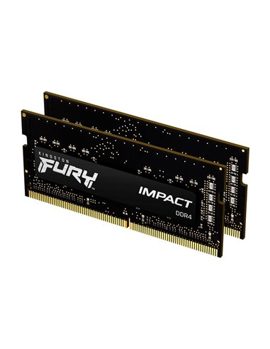 Оперативная память Kingston FURY Impact, DDR4 SDRAM, 3200 МГц, 16Гб, KF432S20IBK2/16