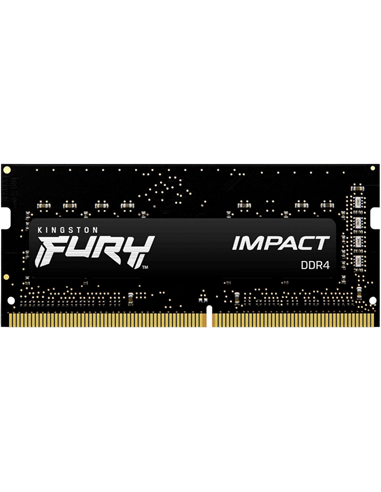 Оперативная память Kingston FURY Impact, DDR4 SDRAM, 3200 МГц, 16Гб, KF432S20IBK2/16