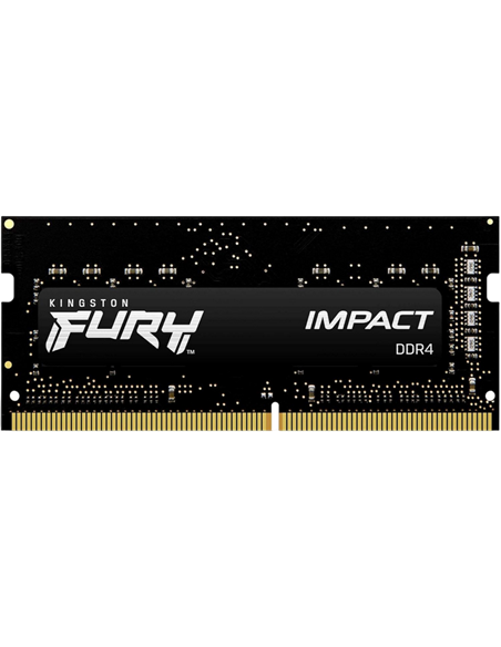 Оперативная память Kingston FURY Impact, DDR4 SDRAM, 3200 МГц, 16Гб, KF432S20IBK2/16