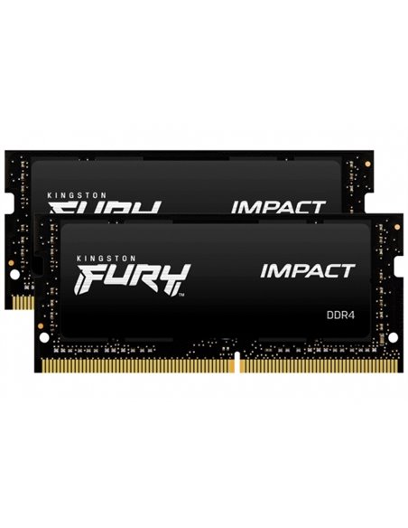 Memorie RAM Kingston FURY Impact, DDR4 SDRAM, 3200 MHz, 16GB, KF432S20IBK2/16