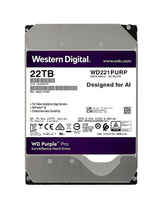 Жесткий диск Western Digital WD Purple Pro, 3.5", 22 TB <WD221PURP>
