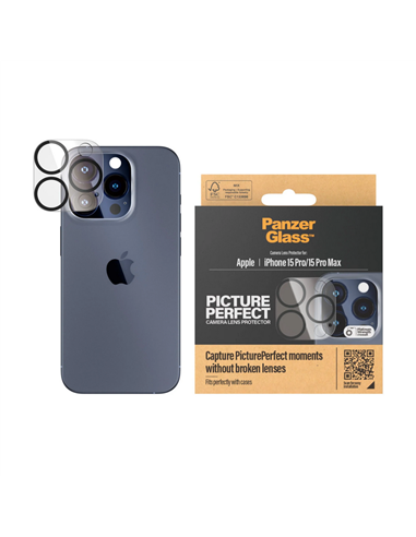Защитное стекло PanzerGlass iPhone 15/15 Plus PicturePerfect, Чёрный