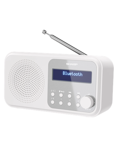 Radio portabil Sharp DR-P420WHV01, Alb