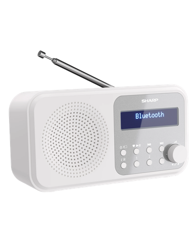 Radio portabil Sharp DR-P420WHV01, Alb