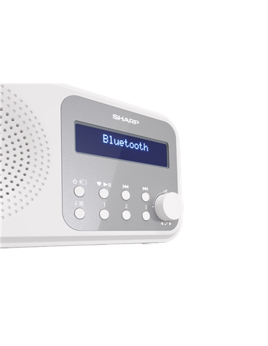 Radio portabil Sharp DR-P420WHV01, Alb