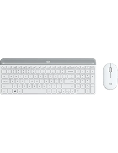 Клавиатура и мышь Logitech MK470, Беспроводное, Белый