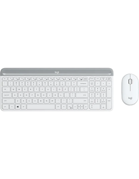 Клавиатура и мышь Logitech MK470, Беспроводное, Белый