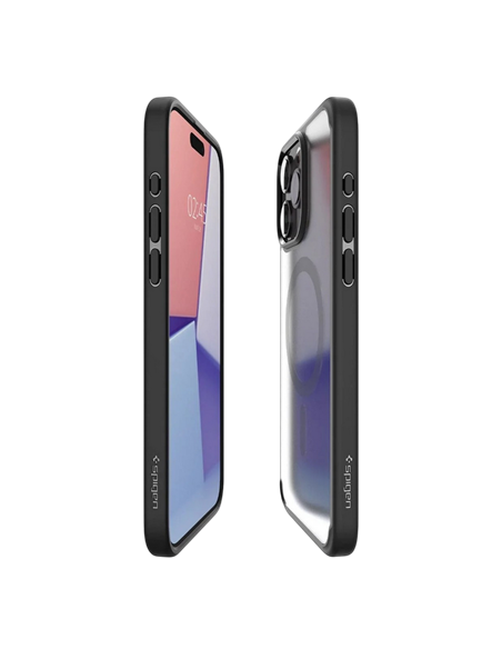 Husă Spigen iPhone 15 Pro Ultra Hybrid Mag, Frost Black