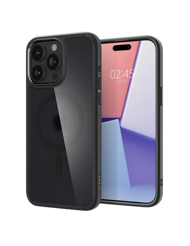 Husă Spigen iPhone 15 Pro Ultra Hybrid Mag, Frost Black