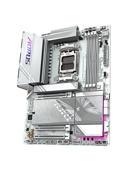 Placă de bază Gigabyte X870E A ELITE WF7 ICE, AM5, AMD X870E, ATX