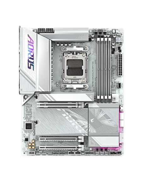Placă de bază Gigabyte X870E A ELITE WF7 ICE, AM5, AMD X870E, ATX