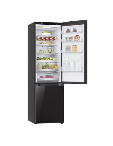 Frigider LG GBB72BM9DQ, DoorCooling+, Negru