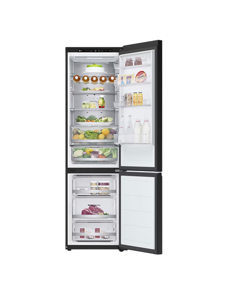 Frigider LG GBB72BM9DQ, DoorCooling+, Negru