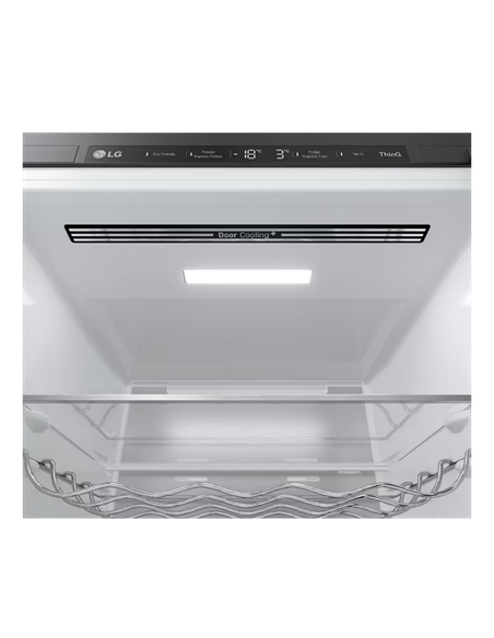Frigider LG GBB72BM9DQ, DoorCooling+, Negru
