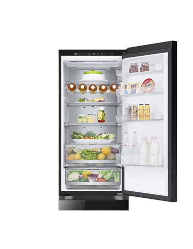 Frigider LG GBB72BM9DQ, DoorCooling+, Negru