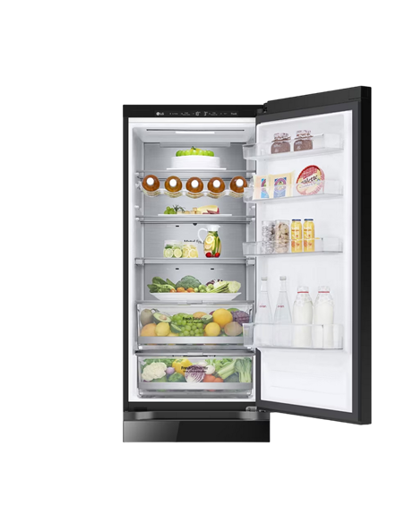 Frigider LG GBB72BM9DQ, DoorCooling+, Negru