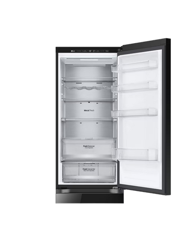 Frigider LG GBB72BM9DQ, DoorCooling+, Negru