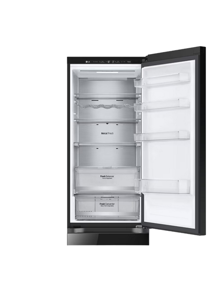 Frigider LG GBB72BM9DQ, DoorCooling+, Negru