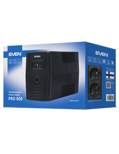 Источник бесперебойного питания SVEN Pro  800, Линейно-интерактивный, 800VA 2