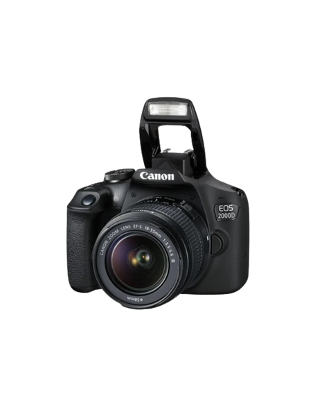 Aparat foto DSLR Canon EOS 2000D & EF-S 18-55mm f/3.5-5.6 DC III KIT