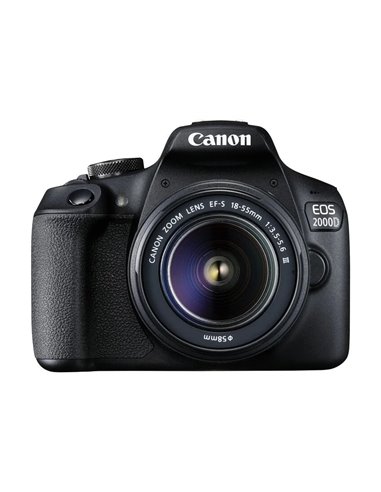 Зеркальный фотоаппарат Canon EOS 2000D & EF-S 18-55mm f/3.5-5.6 DC III KIT