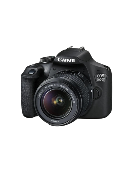 Aparat foto DSLR Canon EOS 2000D & EF-S 18-55mm f/3.5-5.6 DC III KIT